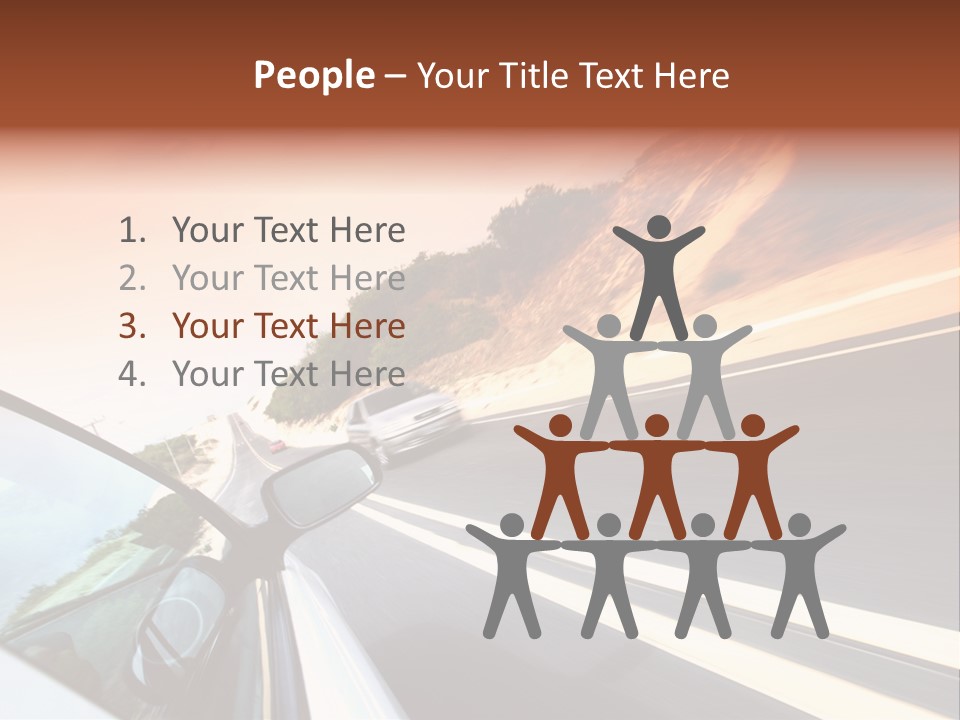 Weather Mountain Curve PowerPoint Template