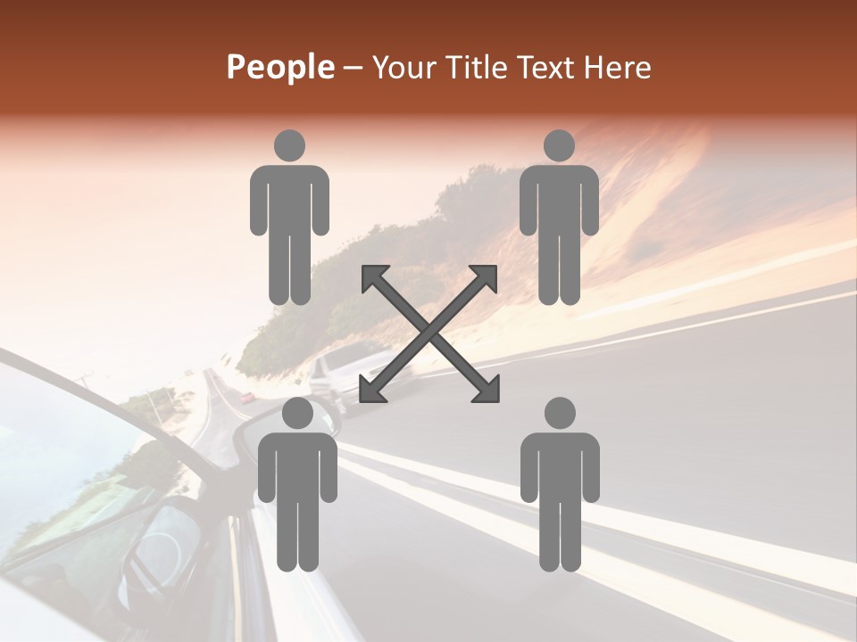 Weather Mountain Curve PowerPoint Template