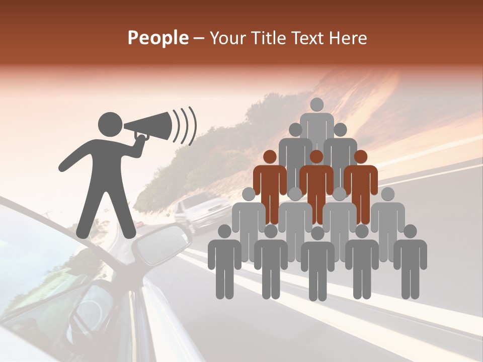 Weather Mountain Curve PowerPoint Template