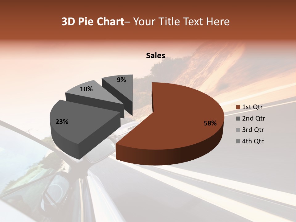 Weather Mountain Curve PowerPoint Template