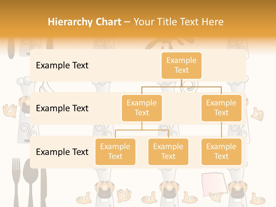 Restaurant Object Placard PowerPoint Template
