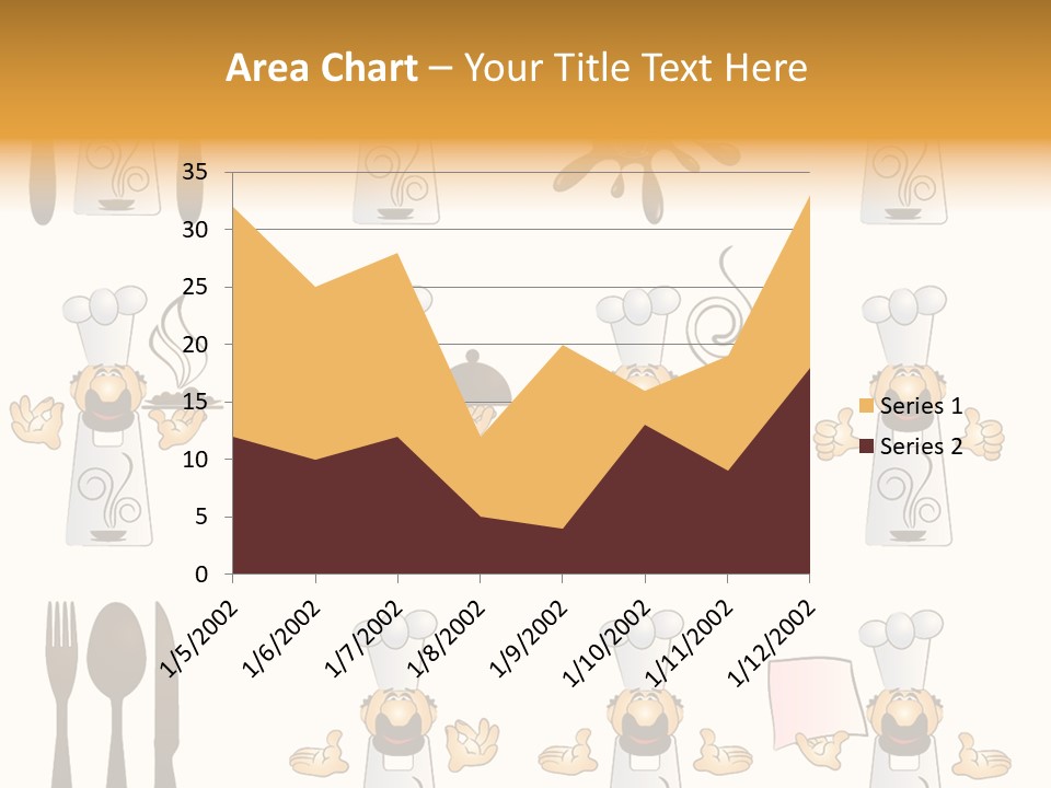 Restaurant Object Placard PowerPoint Template