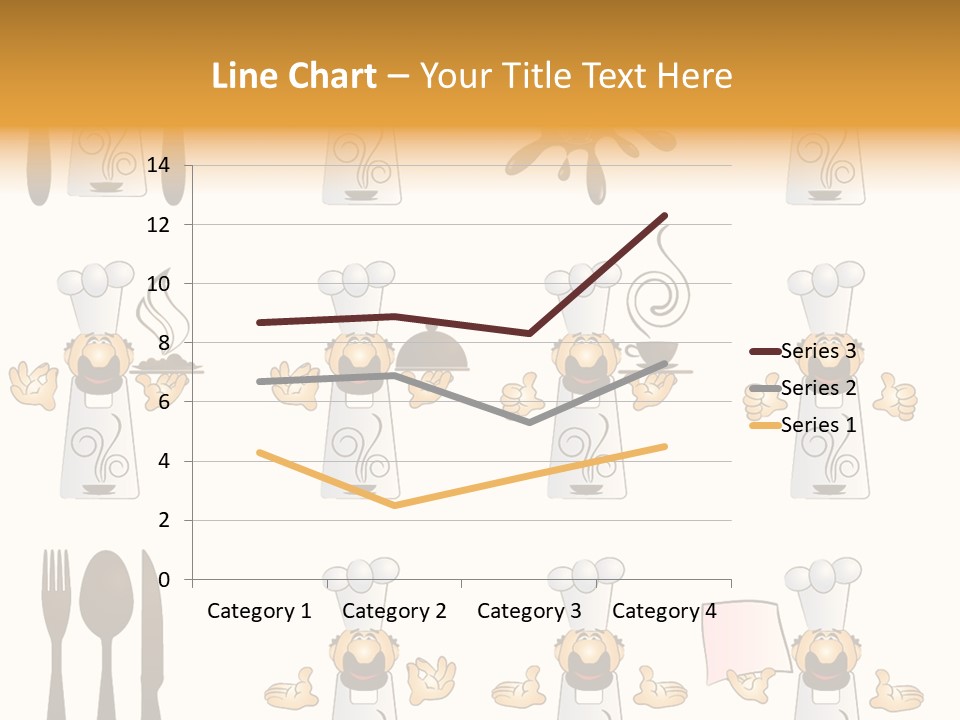 Restaurant Object Placard PowerPoint Template