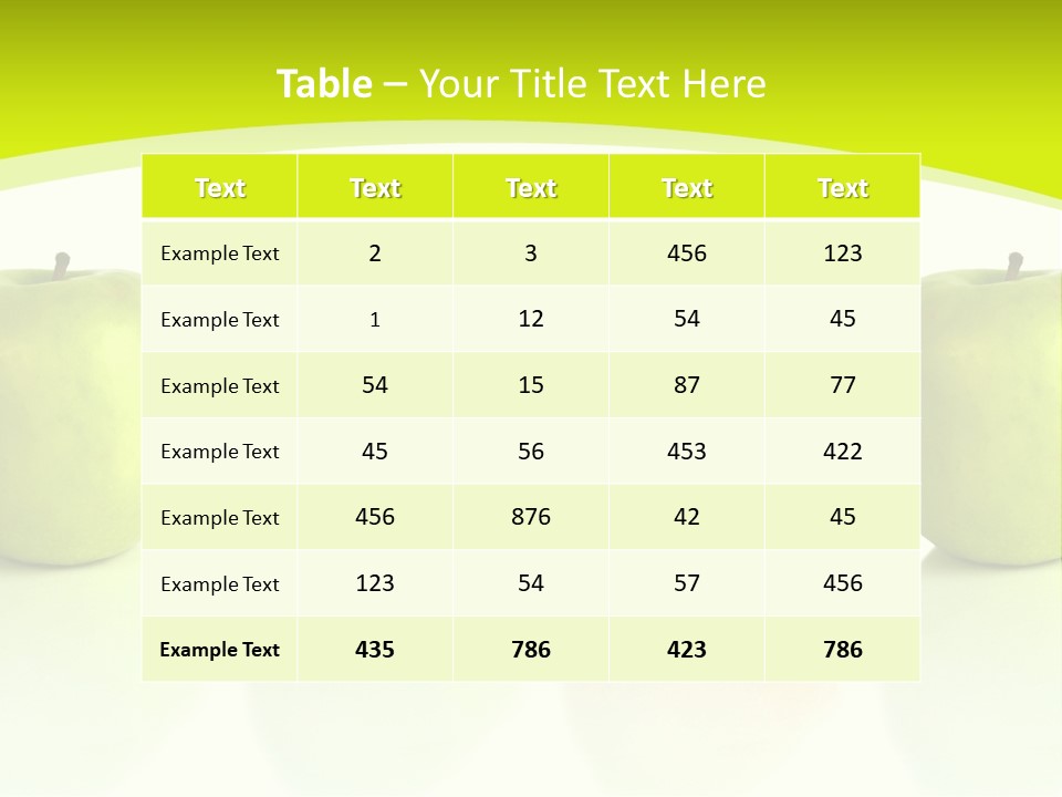 Nutrition Original Innovative PowerPoint Template