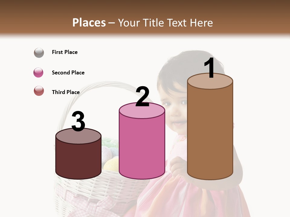 Biracial Smile Speckled PowerPoint Template