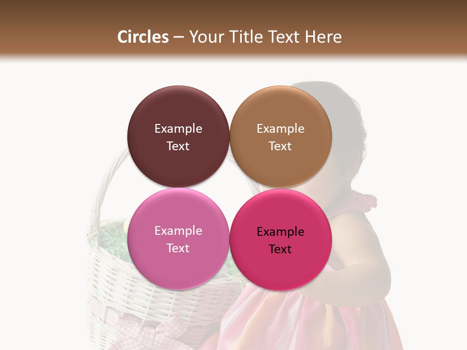 Biracial Smile Speckled PowerPoint Template