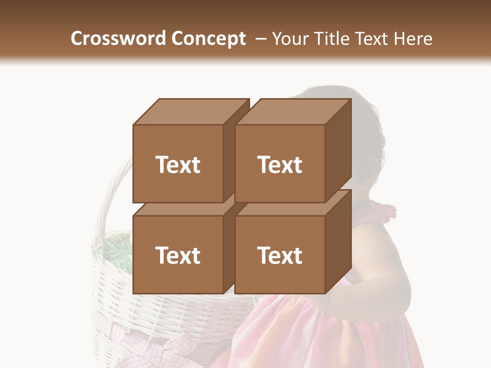 Biracial Smile Speckled PowerPoint Template