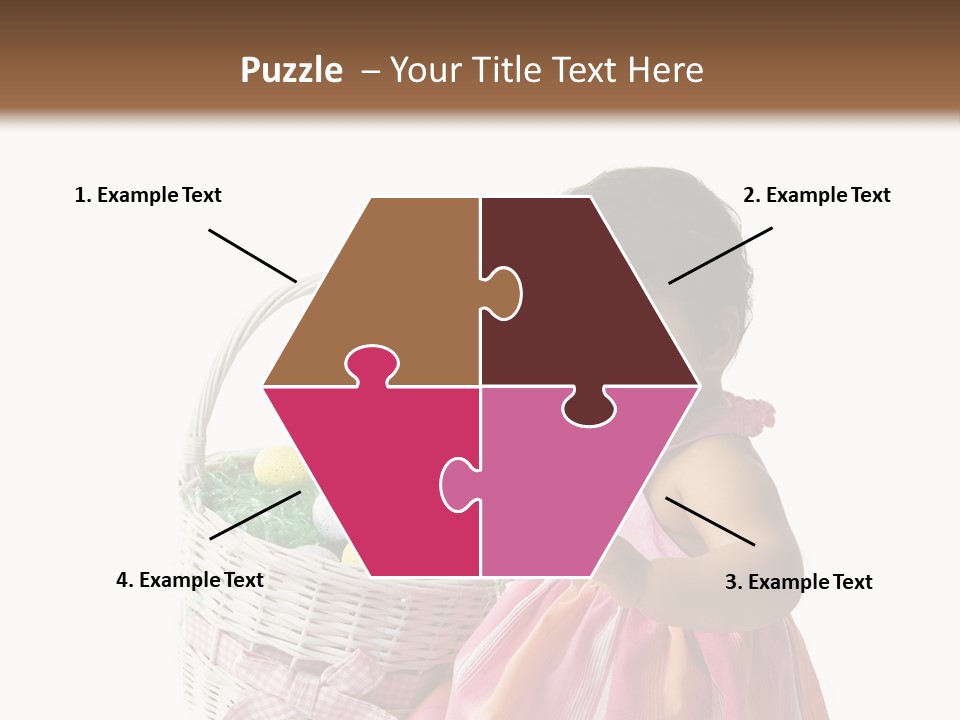 Biracial Smile Speckled PowerPoint Template