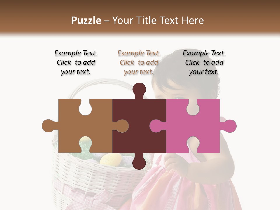 Biracial Smile Speckled PowerPoint Template