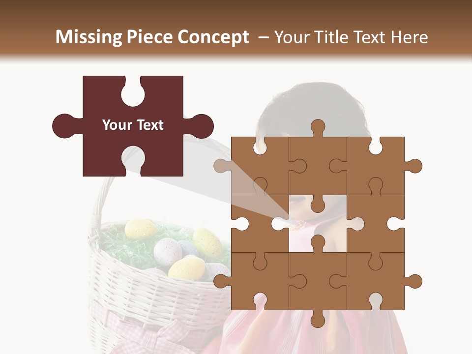 Biracial Smile Speckled PowerPoint Template