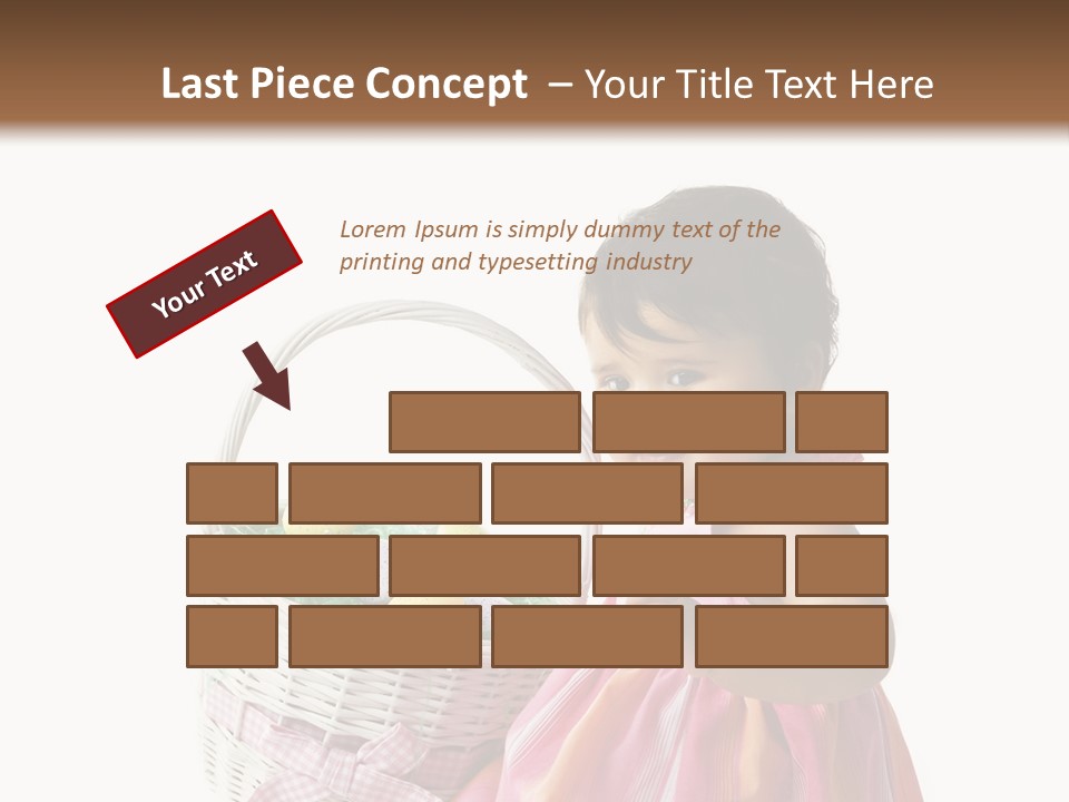 Biracial Smile Speckled PowerPoint Template