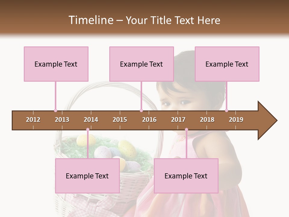 Biracial Smile Speckled PowerPoint Template