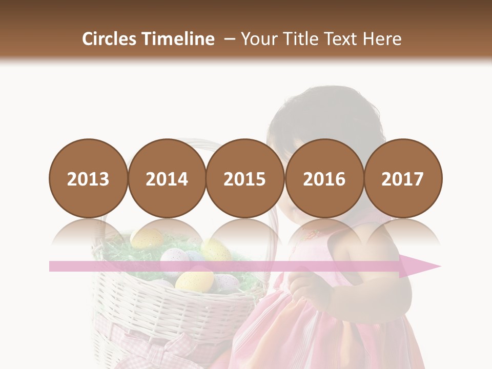 Biracial Smile Speckled PowerPoint Template