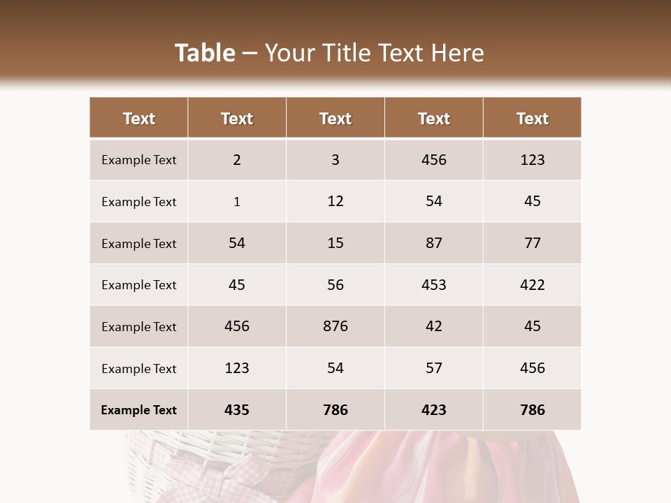 Biracial Smile Speckled PowerPoint Template