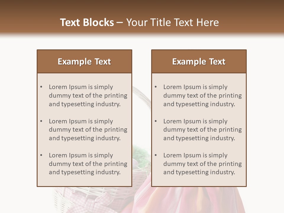 Biracial Smile Speckled PowerPoint Template
