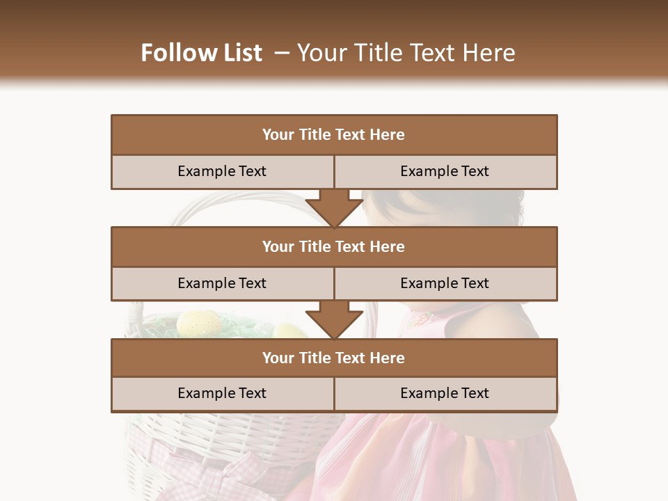 Biracial Smile Speckled PowerPoint Template