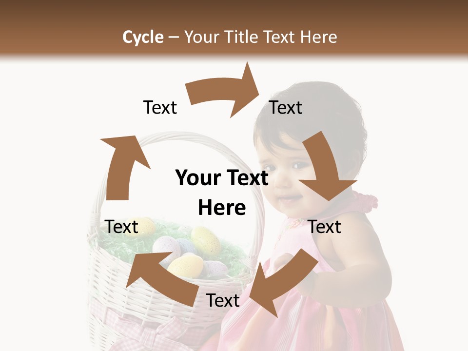 Biracial Smile Speckled PowerPoint Template