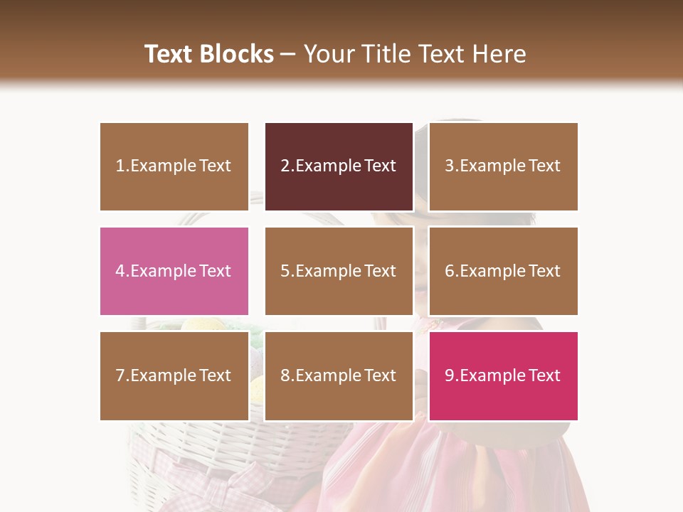 Biracial Smile Speckled PowerPoint Template