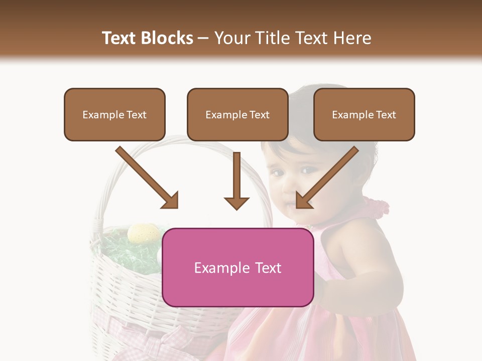 Biracial Smile Speckled PowerPoint Template