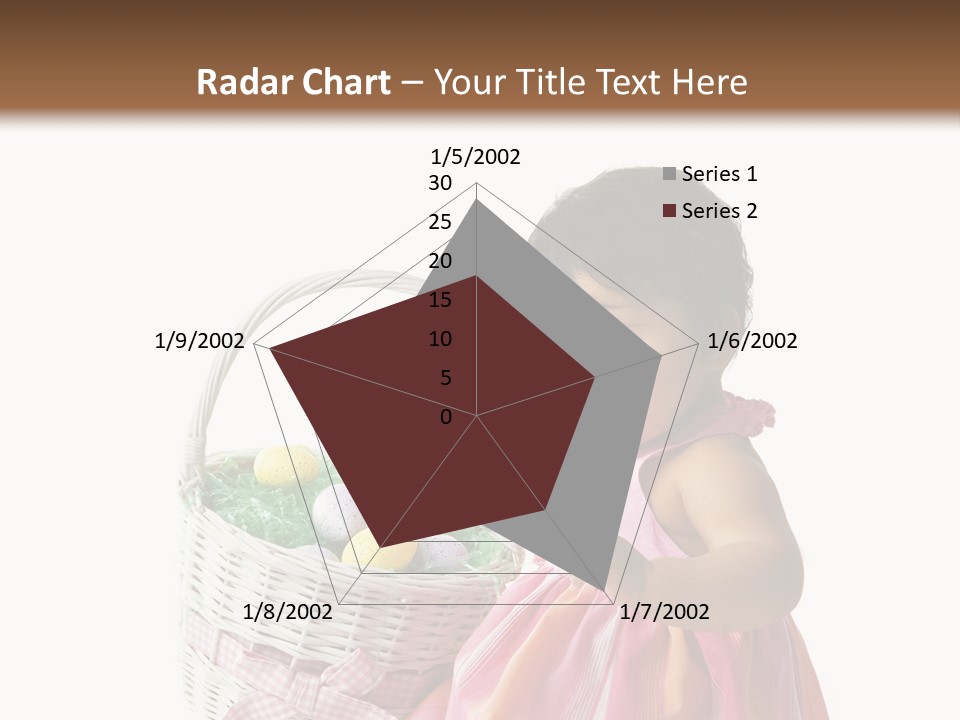 Biracial Smile Speckled PowerPoint Template