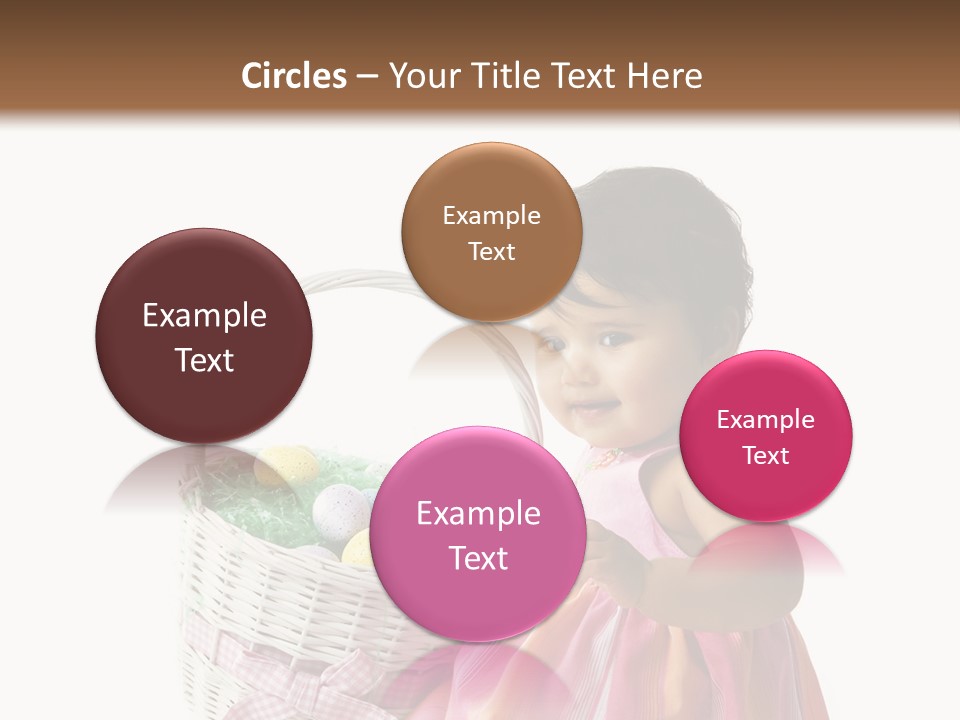 Biracial Smile Speckled PowerPoint Template