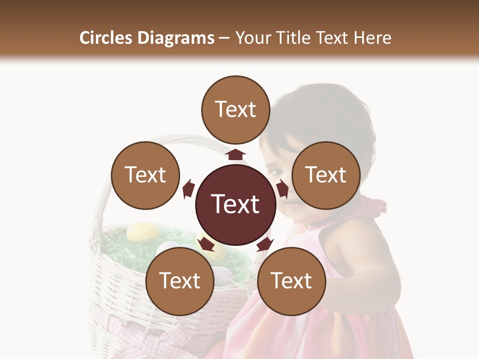 Biracial Smile Speckled PowerPoint Template