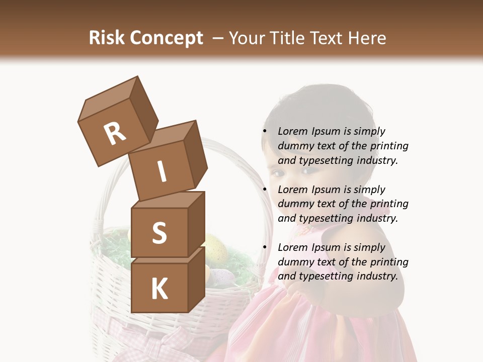 Biracial Smile Speckled PowerPoint Template