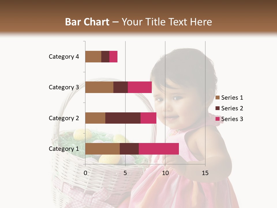 Biracial Smile Speckled PowerPoint Template