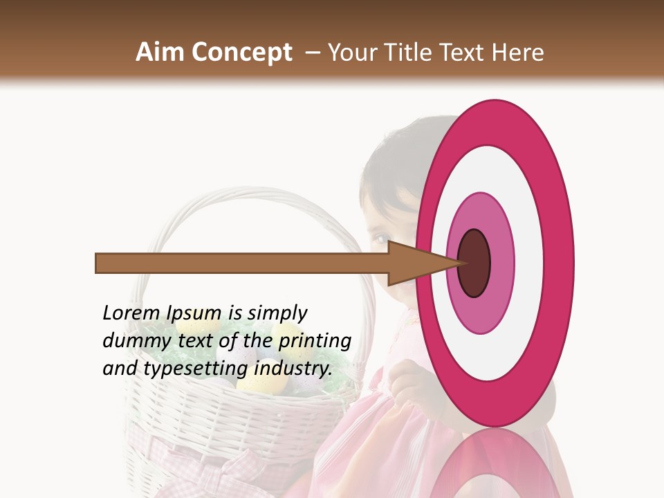 Biracial Smile Speckled PowerPoint Template