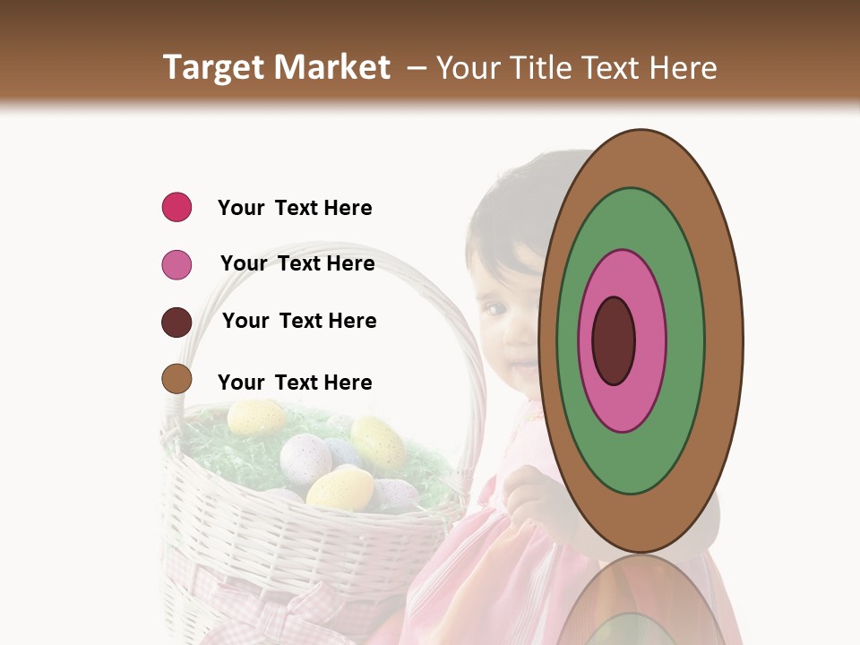 Biracial Smile Speckled PowerPoint Template