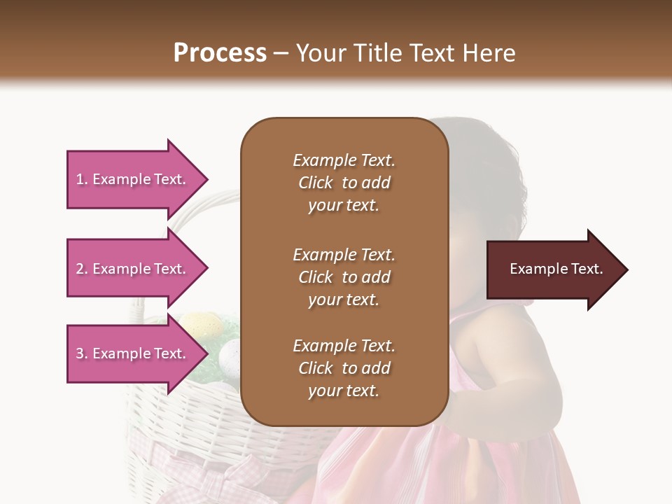 Biracial Smile Speckled PowerPoint Template