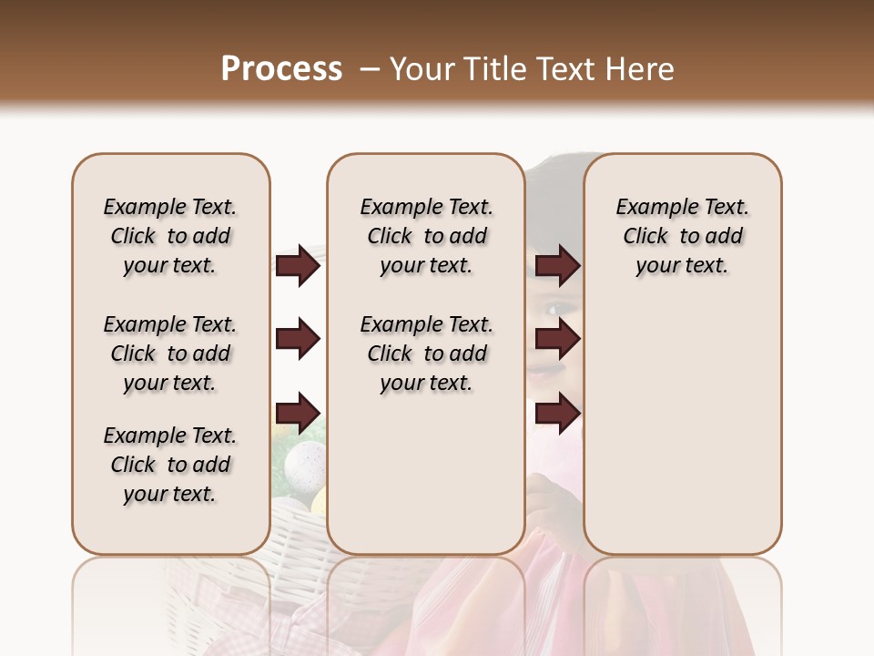 Biracial Smile Speckled PowerPoint Template