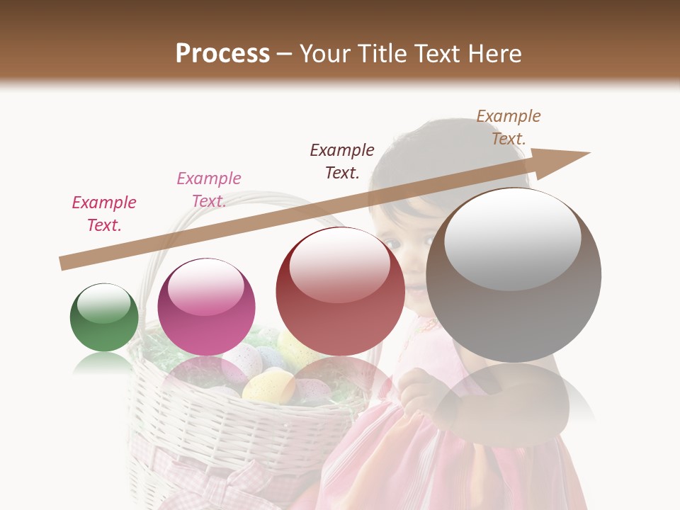 Biracial Smile Speckled PowerPoint Template