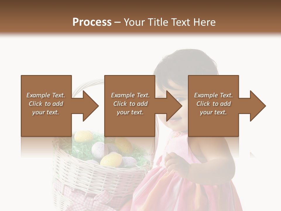 Biracial Smile Speckled PowerPoint Template