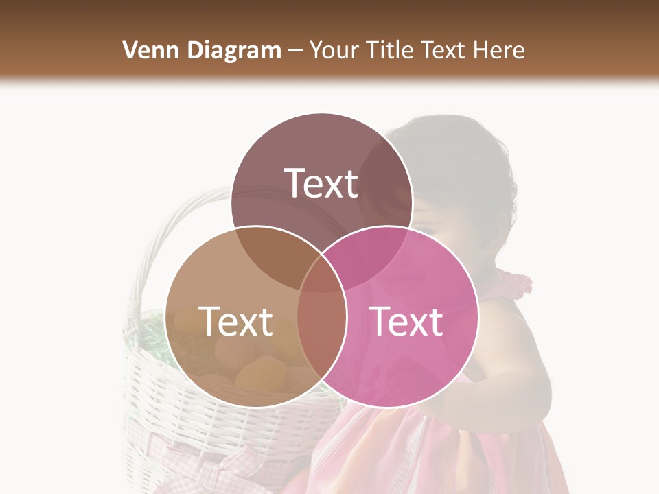 Biracial Smile Speckled PowerPoint Template