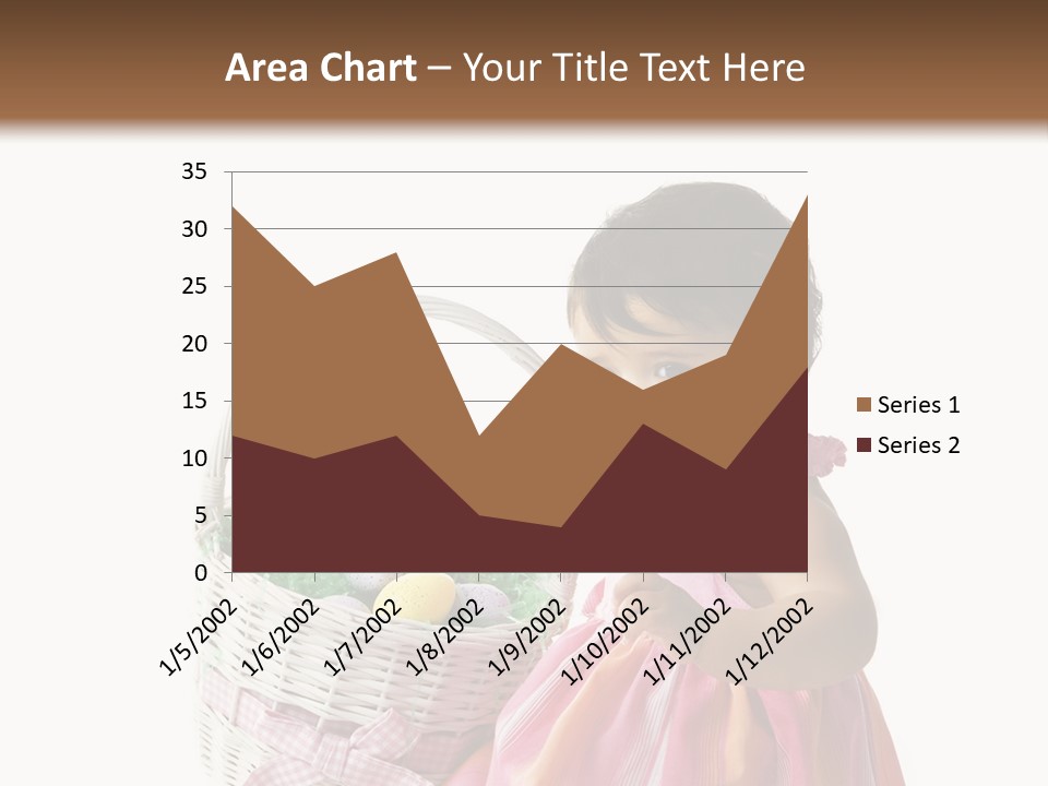 Biracial Smile Speckled PowerPoint Template