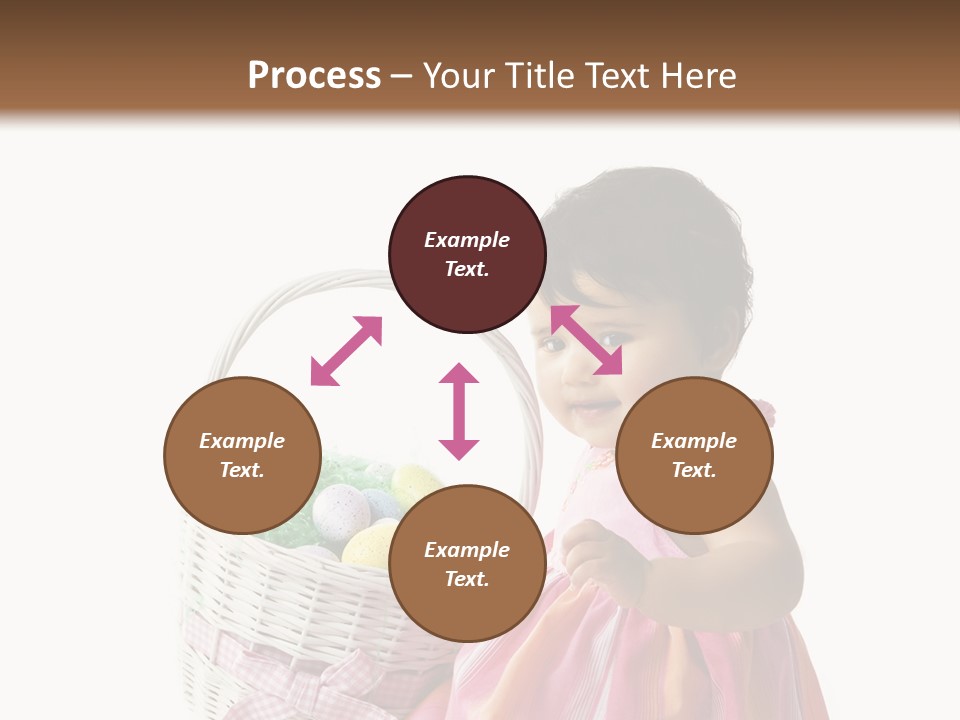 Biracial Smile Speckled PowerPoint Template