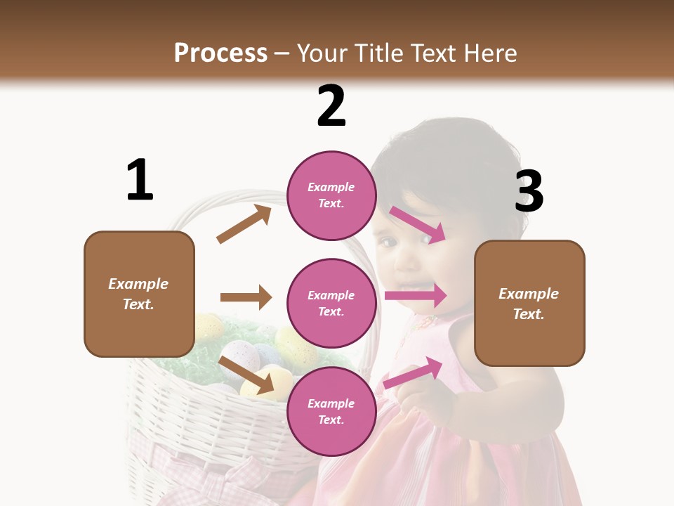 Biracial Smile Speckled PowerPoint Template