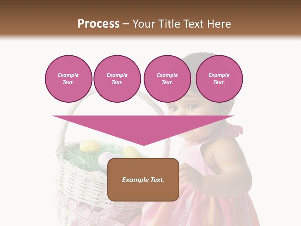 Biracial Smile Speckled PowerPoint Template