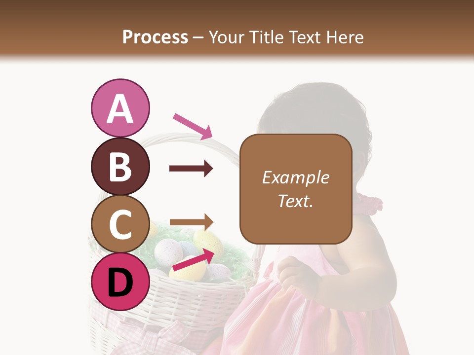 Biracial Smile Speckled PowerPoint Template