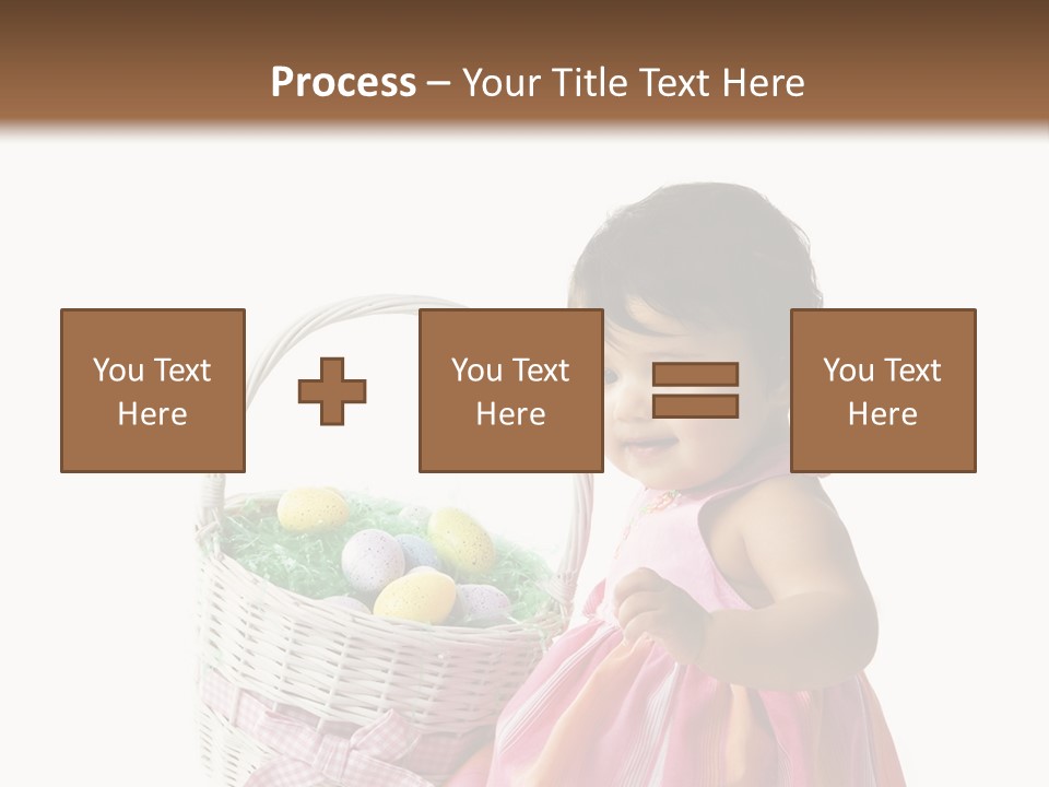 Biracial Smile Speckled PowerPoint Template