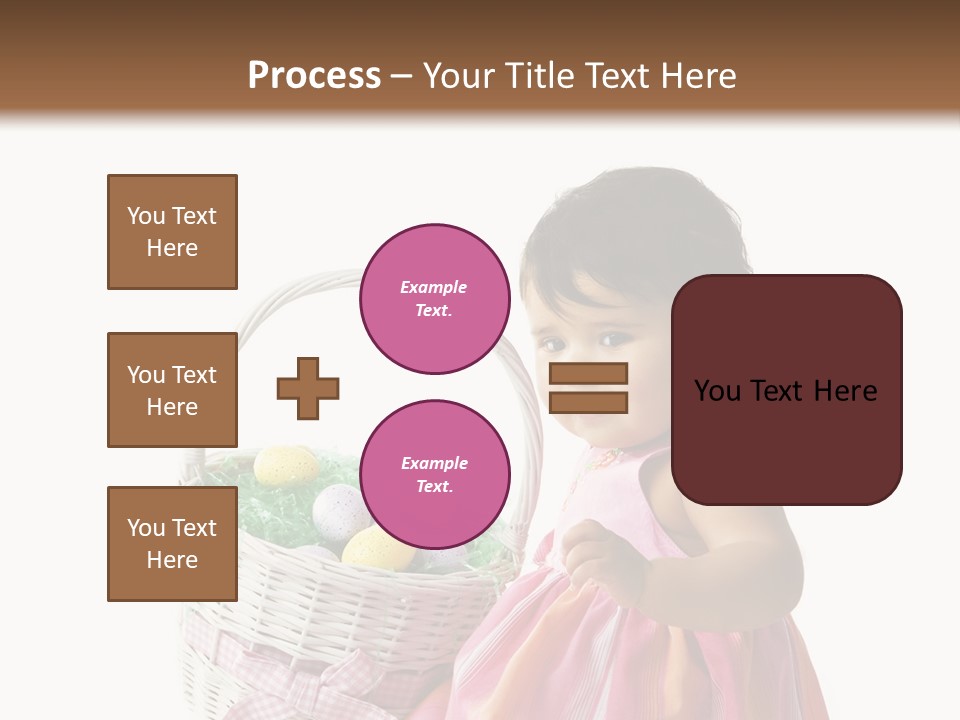 Biracial Smile Speckled PowerPoint Template