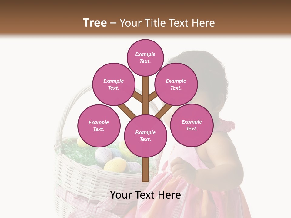 Biracial Smile Speckled PowerPoint Template