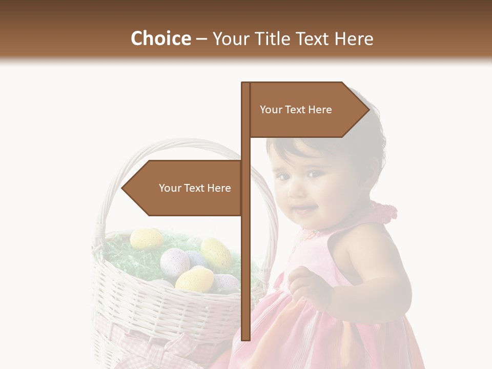 Biracial Smile Speckled PowerPoint Template