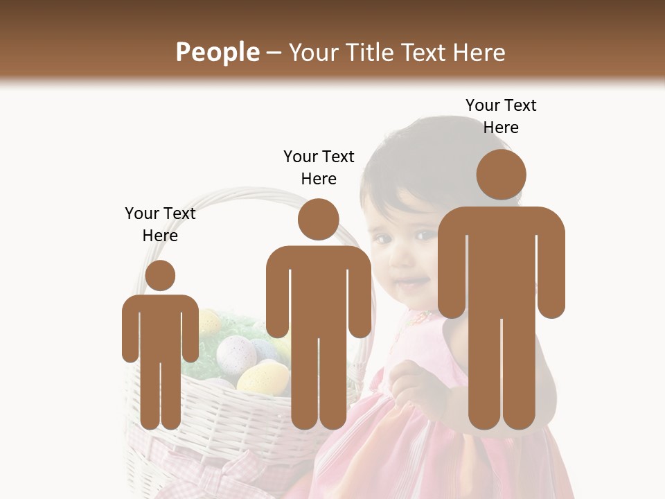 Biracial Smile Speckled PowerPoint Template
