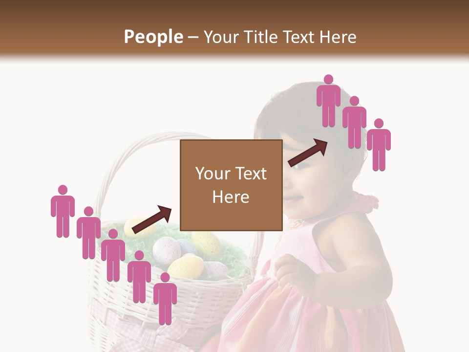 Biracial Smile Speckled PowerPoint Template