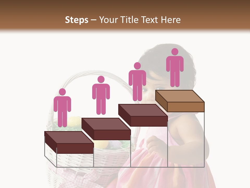 Biracial Smile Speckled PowerPoint Template