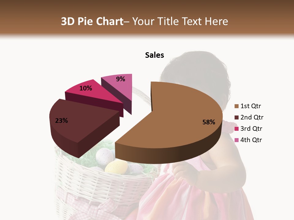 Biracial Smile Speckled PowerPoint Template