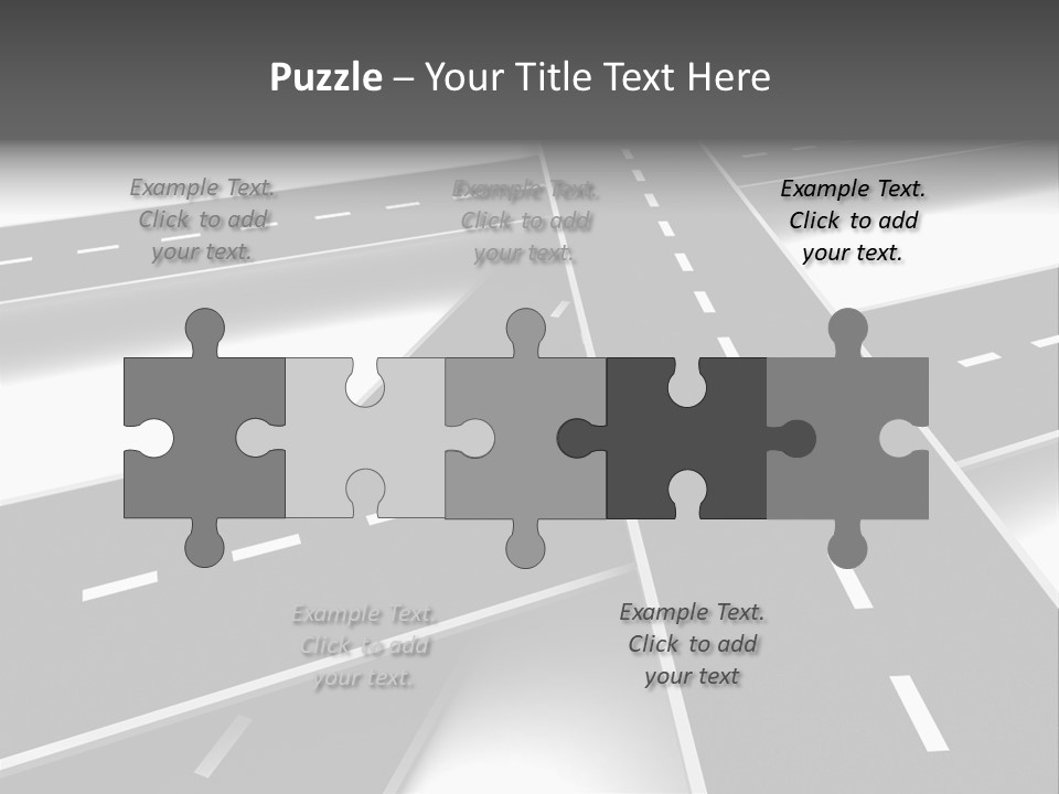 Transportation Turmoil Many PowerPoint Template