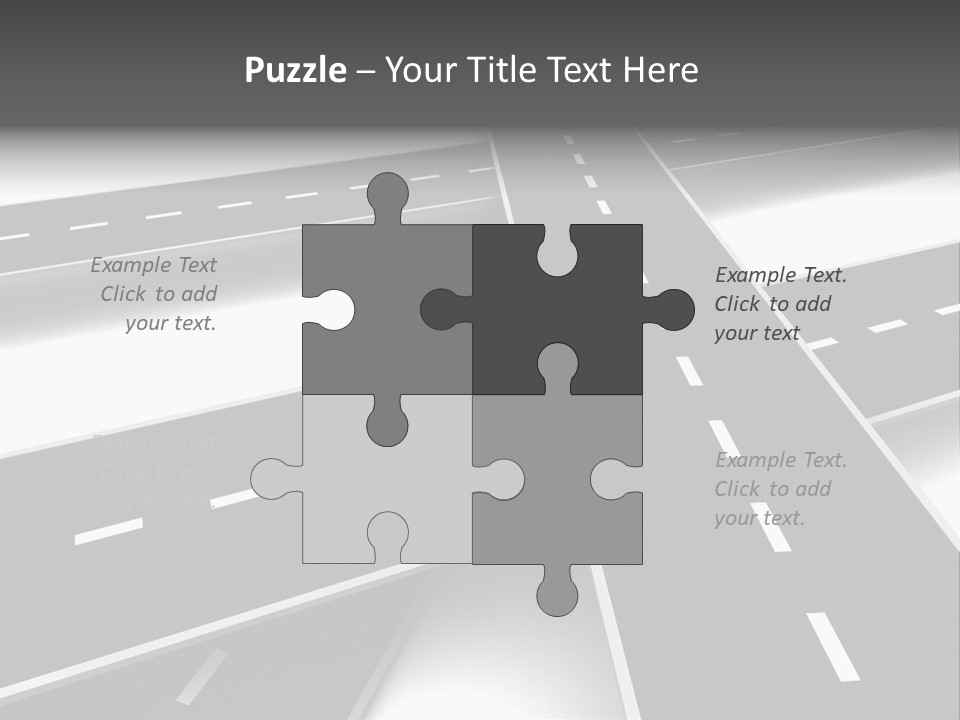 Transportation Turmoil Many PowerPoint Template